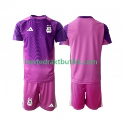 Fotballdrakter Argentina Keeper Hjemmedraktsett 2025 Kortermet til Barn