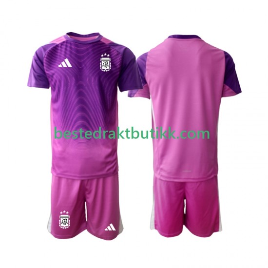 Fotballdrakter Argentina Keeper Hjemmedraktsett 2025 Kortermet til Barn