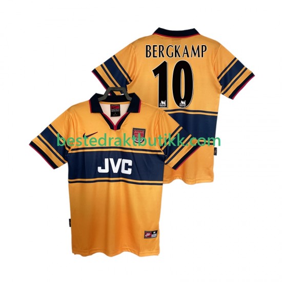Fotballdrakter Arsenal BERGKAMP10 1997 Retro Bortedraktsett 1999 Kortermet til Herre