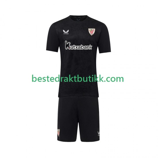 Fotballdrakter Athletic Bilbao Keeper Hjemmedraktsett 2025-2026 Kortermet til Barn