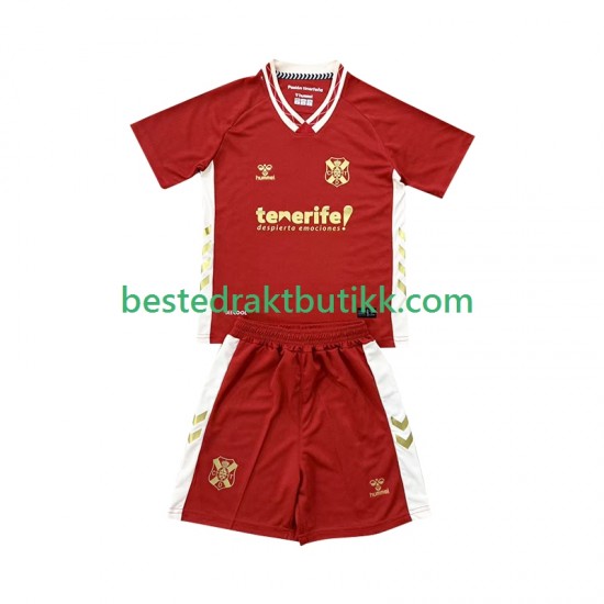 Fotballdrakter CD Tenerife Bortedraktsett 2025-2026 Kortermet til Barn