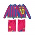 Fotballdrakter FC Barcelona Lionel Messi 10 2005 Retro Hjemmedraktsett 2006 Langermet til Barn