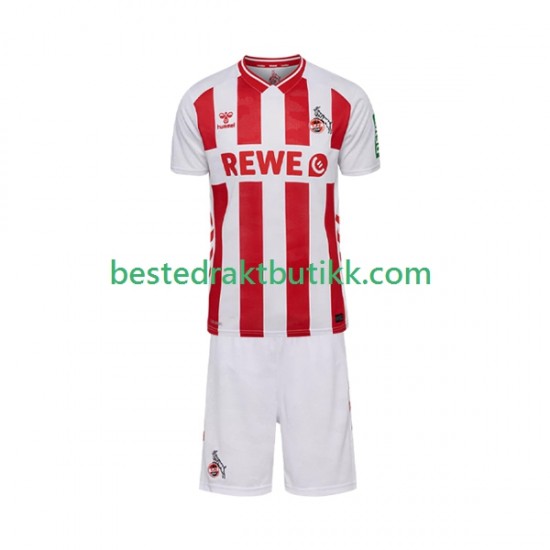 Fotballdrakter FC Köln Hjemmedraktsett 2025-2026 Kortermet til Barn