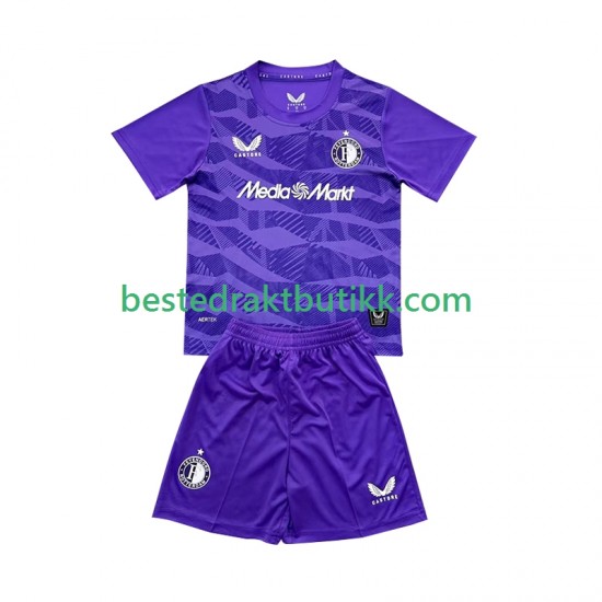 Fotballdrakter Feyenoord Rotterdam Keeper Tredjedraktsett 2025-2026 Kortermet til Barn