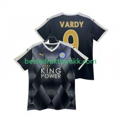 Fotballdrakter Leicester City VARDY 9 2014 2015 Retro Bortedraktsett Kortermet til Herre