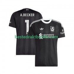 Fotballdrakter Liverpool Alisson Becker 1 Keeper Fjerdedraktsett 2025-2026 Kortermet til Herre