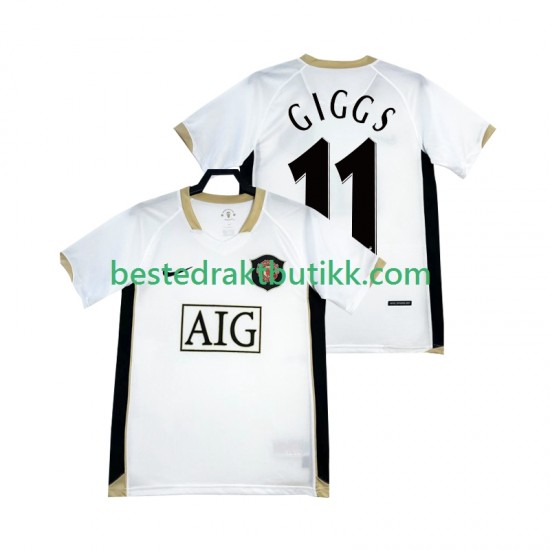 Fotballdrakter Manchester United GIGGS 11 -2007 Retro Bortedraktsett 2006 Kortermet til Herre