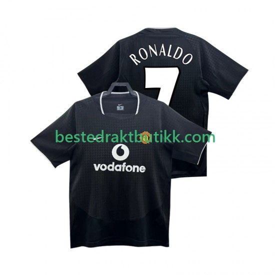 Fotballdrakter Manchester United RONALDO 7 2002 Retro Bortedraktsett 2004 Kortermet til Herre