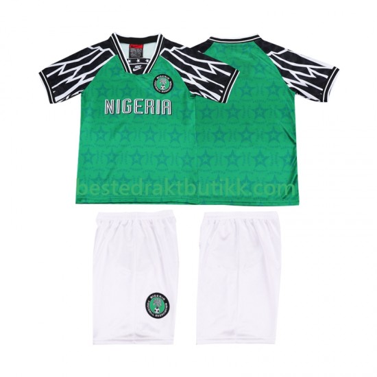 Fotballdrakter Nigeria 1995 Retro Hjemmedraktsett Kortermet til Barn