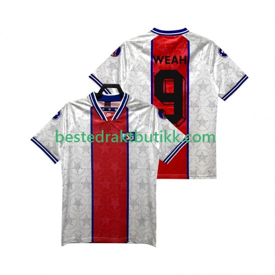 Fotballdrakter Paris Saint-Germain WEAH 9 1995 Retro Bortedraktsett 1994 Kortermet til Herre
