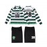 Fotballdrakter Sporting CP Cristiano Ronaldo 28 2001 2003 Retro Hjemmedraktsett Langermet til Barn