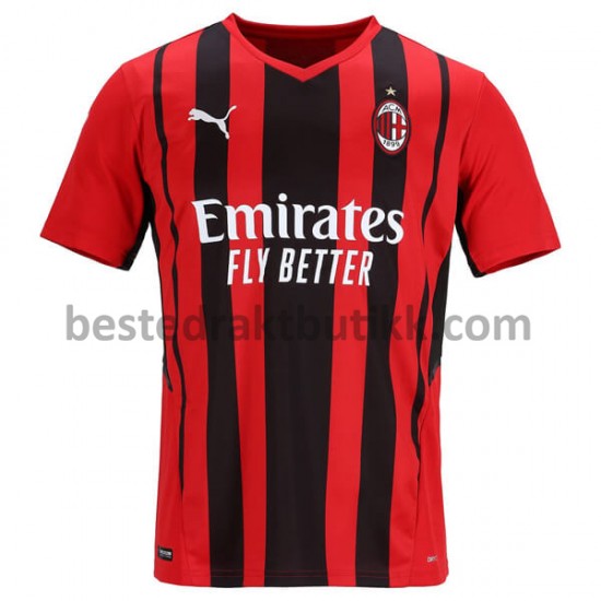 Fotballdrakter AC Milan Hjemmedraktsett 2021-2022 til Herre