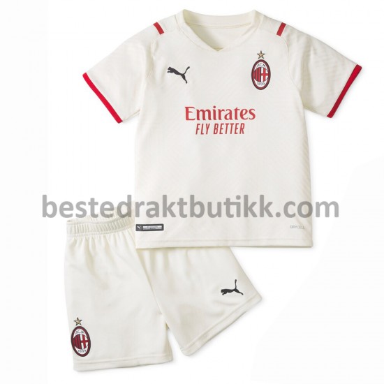 Fotballdrakter AC Milan Bortedraktsett 2021-2022 til Barn