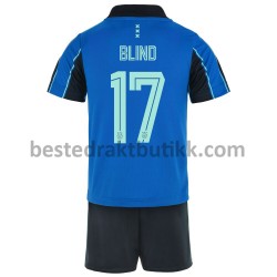 Fotballdrakter AFC Ajax Daley Blind 17 Bortedraktsett 2021-2022 til Barn