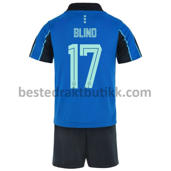 Fotballdrakter AFC Ajax Daley Blind 17 Bortedraktsett 2021-2022 til Barn