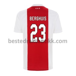 Fotballdrakter AFC Ajax Steven Berghuis 23 Hjemmedraktsett 2021-2022 til Herre