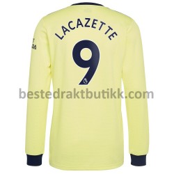 Fotballdrakter Arsenal Alexandre Lacazette 9 Bortedraktsett 2021-2022 Langermet til Herre