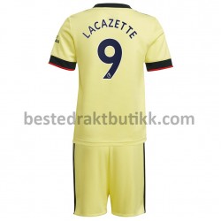 Fotballdrakter Arsenal Alexandre Lacazette 9 Bortedraktsett 2021-2022 til Barn