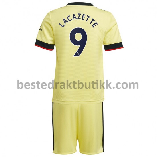 Fotballdrakter Arsenal Alexandre Lacazette 9 Bortedraktsett 2021-2022 til Barn
