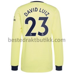 Fotballdrakter Arsenal David Luiz 23 Bortedraktsett 2021-2022 Langermet til Herre