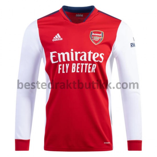 Fotballdrakter Arsenal Hjemmedraktsett 2021-2022 Langermet til Herre