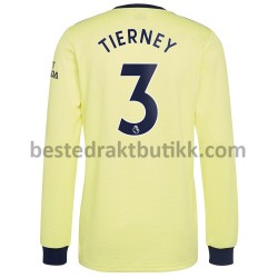 Fotballdrakter Arsenal Kieran Tierney 3 Bortedraktsett 2021-2022 Langermet til Herre