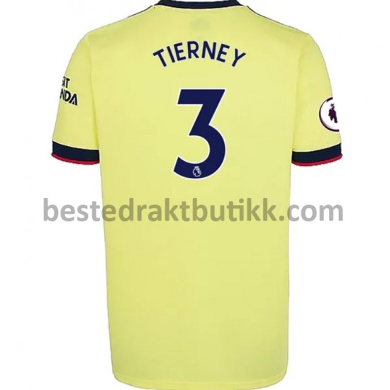 Fotballdrakter Arsenal Kieran Tierney 3 Bortedraktsett 2021-2022 til Herre