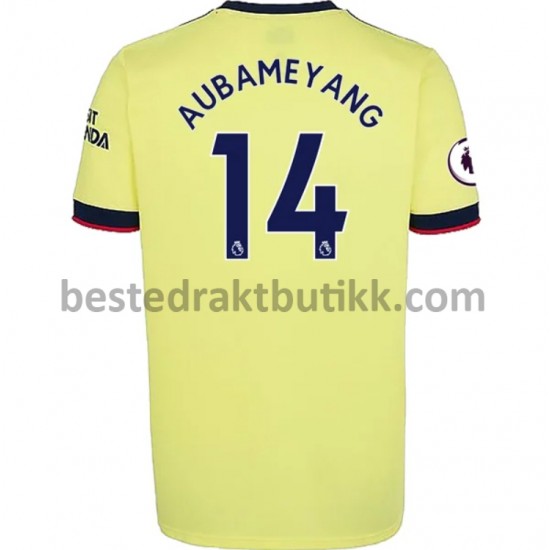 Fotballdrakter Arsenal Pierre-Emerick Aubameyang 14 Bortedraktsett 2021-2022 til Herre