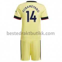 Fotballdrakter Arsenal Pierre-Emerick Aubameyang 14 Bortedraktsett 2021-2022 til Barn