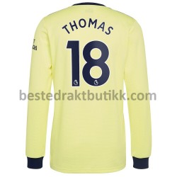 Fotballdrakter Arsenal Thomas Partey 18 Bortedraktsett 2021-2022 Langermet til Herre