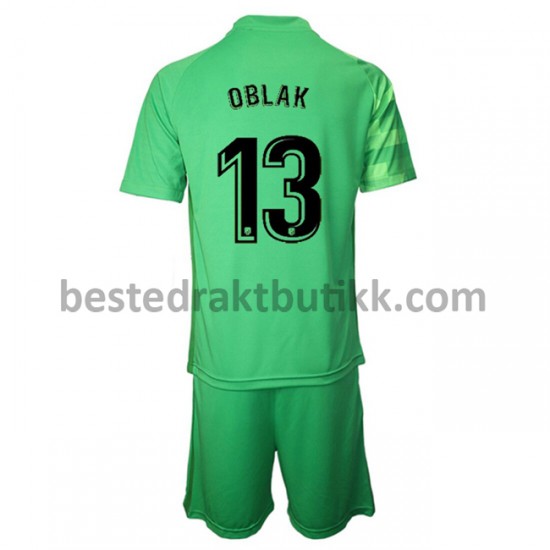 Fotballdrakter Atlético Madrid Keeper Jan Oblak 13 Tredjedraktsett 2021-2022 til Barn