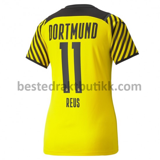 Fotballdrakter BVB Borussia Dortmund Marco Reus 11 Hjemmedraktsett 2021-2022 til Dame
