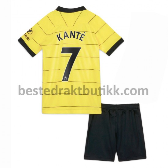 Fotballdrakter Chelsea Kante 7 Bortedraktsett 2021-2022 til Barn
