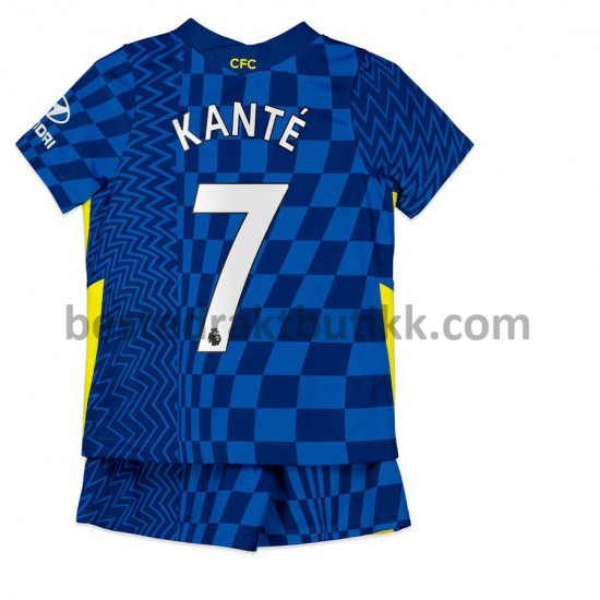 Fotballdrakter Chelsea Kante 7 Hjemmedraktsett 2021-2022 til Barn