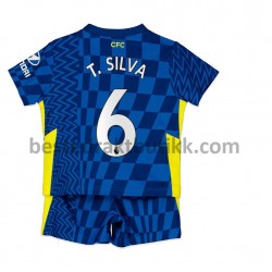 Fotballdrakter Chelsea T. Silva 6 Hjemmedraktsett 2021-2022 til Barn