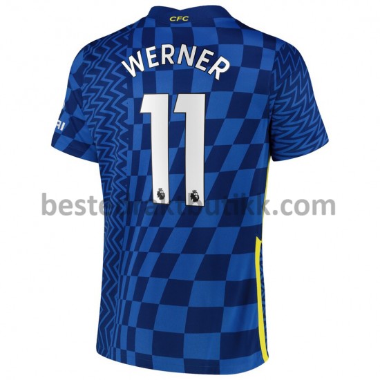 Fotballdrakter Chelsea Timo Werner 11 Hjemmedraktsett 2021-2022 til Herre