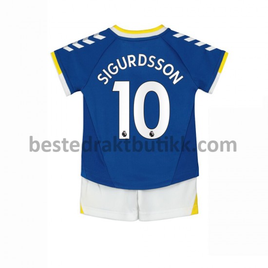 Fotballdrakter Everton Gylfi Sigurosson 10 Hjemmedraktsett 2021-2022 til Barn