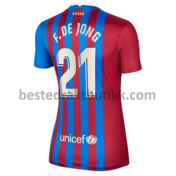 Fotballdrakter FC Barcelona F.De Jong 21 Hjemmedraktsett 2021-2022 til Dame