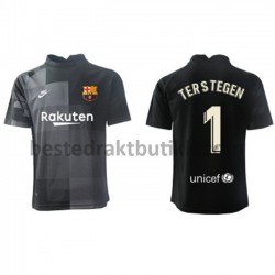Fotballdrakter FC Barcelona Keeper Ter Stegen 1 Bortedraktsett 2021-2022 til Herre