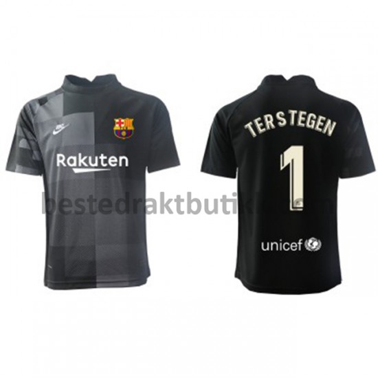Fotballdrakter FC Barcelona Keeper Ter Stegen 1 Bortedraktsett 2021-2022 til Herre