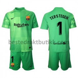 Fotballdrakter FC Barcelona Keeper Ter Stegen 1 Tredjedraktsett 2021-2022 til Barn