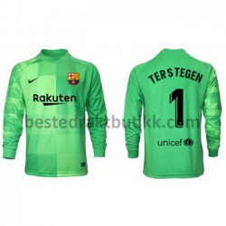 Fotballdrakter FC Barcelona Keeper Ter Stegen 1 Tredjedraktsett 2021-2022 Langermet til Herre