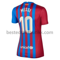 Fotballdrakter FC Barcelona Lionel Messi 10 Hjemmedraktsett 2021-2022 til Dame