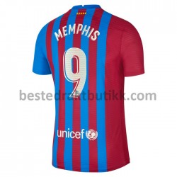 Fotballdrakter FC Barcelona Memphis Depay 9 Hjemmedraktsett 2021-2022 til Herre
