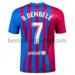 Fotballdrakter FC Barcelona O. Dembele 7 Hjemmedraktsett 2021-2022 til Herre
