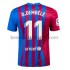 Fotballdrakter FC Barcelona Ousmane Dembele 11 Hjemmedraktsett 2021-2022 til Herre
