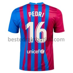 Fotballdrakter FC Barcelona Pedri 16 Hjemmedraktsett 2021-2022 til Herre