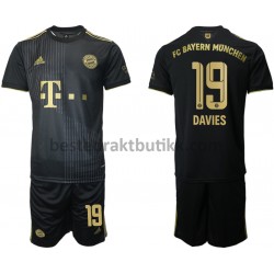 Fotballdrakter FC Bayern München Alphonso Davies 19 Bortedraktsett 2021-2022 til Barn