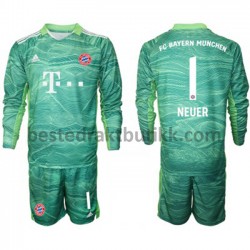 Fotballdrakter FC Bayern München Keeper Manuel Neuer 1 Tredjedraktsett 2021-2022 Langermet til Barn