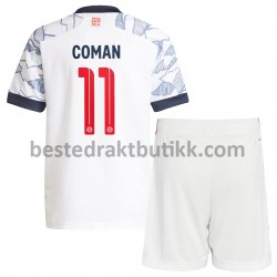 Fotballdrakter FC Bayern München Kingsley Coman 11 Tredjedraktsett 2021-2022 til Barn